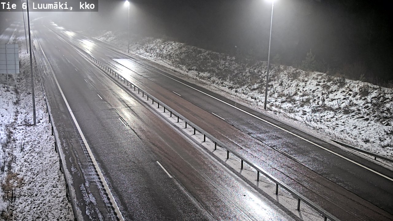 Weather Camera Image Road 6 Luumäki, kirkko, Luumäki, Etelä-Karjala