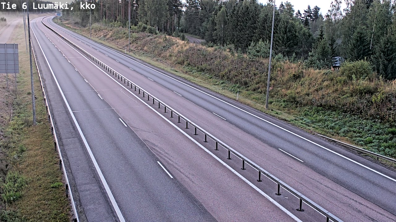 Kelikamerat Kuva Tie 6 Luumäki, kirkko, Luumäki, Etelä-Karjala