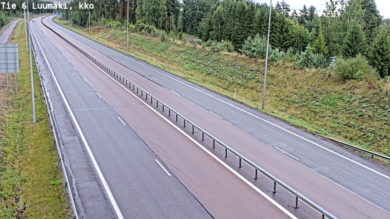 Kelikamerat Kuva Tie 6 Luumäki, kirkko, Luumäki, Etelä-Karjala