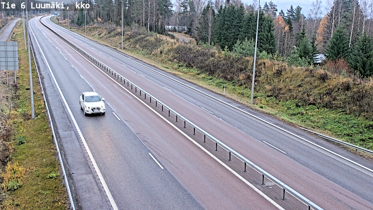 Kelikamerat Kuva Tie 6 Luumäki, kirkko, Luumäki, Etelä-Karjala