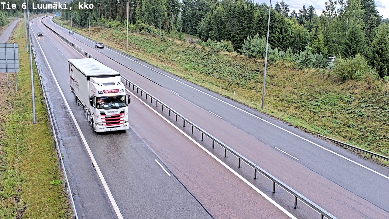 Kelikamerat Kuva Tie 6 Luumäki, kirkko, Luumäki, Etelä-Karjala