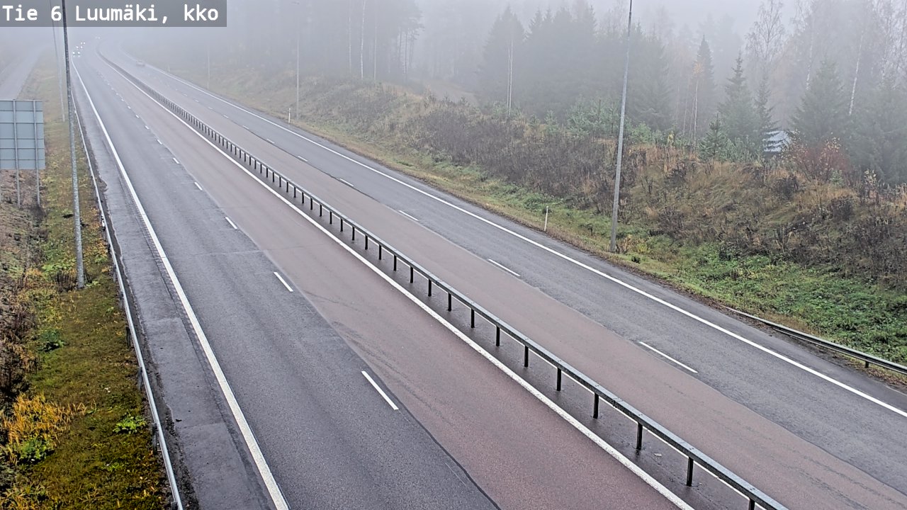 Kelikamerat Kuva Tie 6 Luumäki, kirkko, Luumäki, Etelä-Karjala