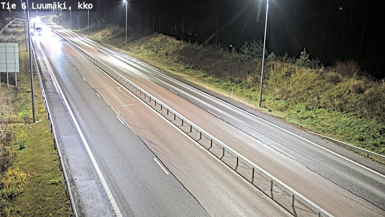 Kelikamerat Kuva Tie 6 Luumäki, kirkko, Luumäki, Etelä-Karjala