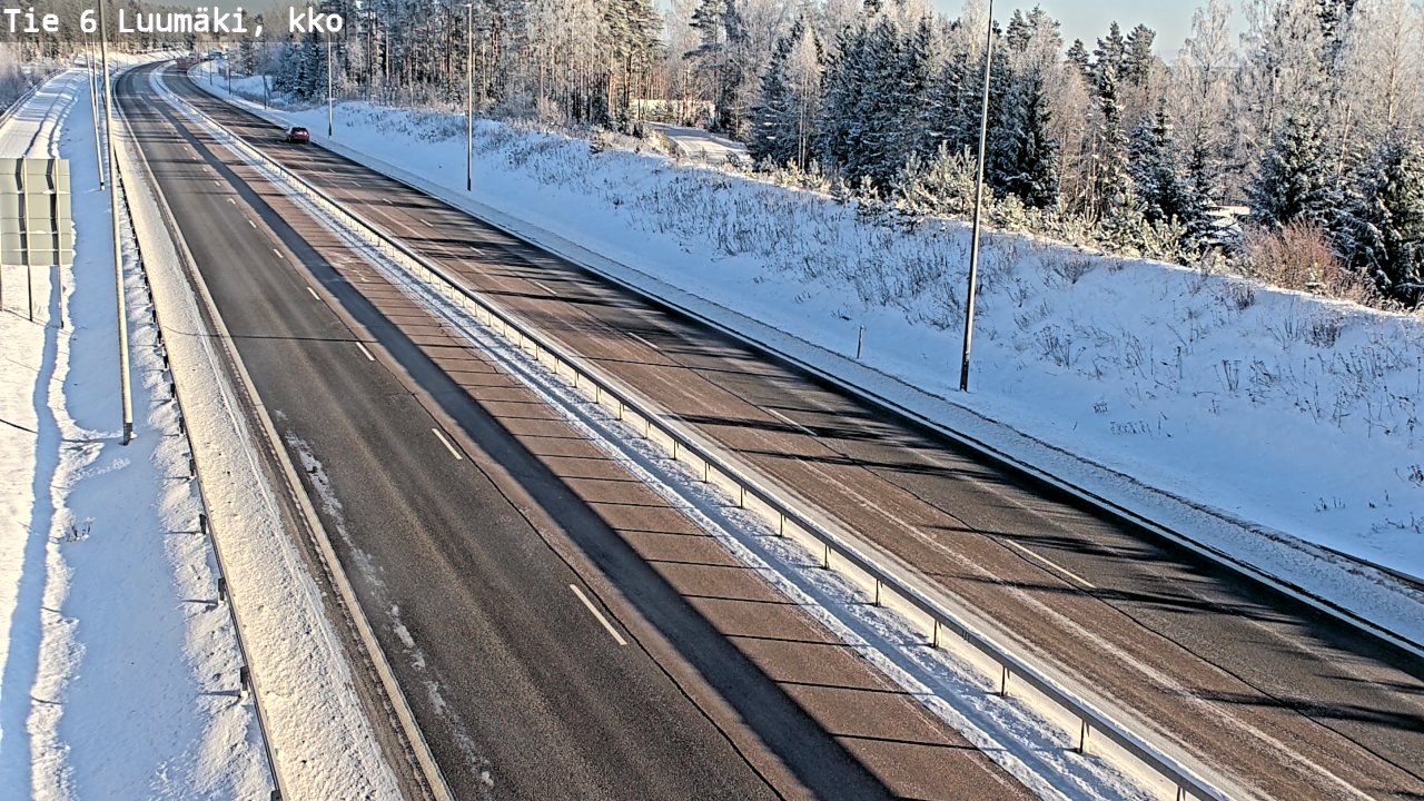 Weather Camera Image Road 6 Luumäki, kirkko, Luumäki, Etelä-Karjala
