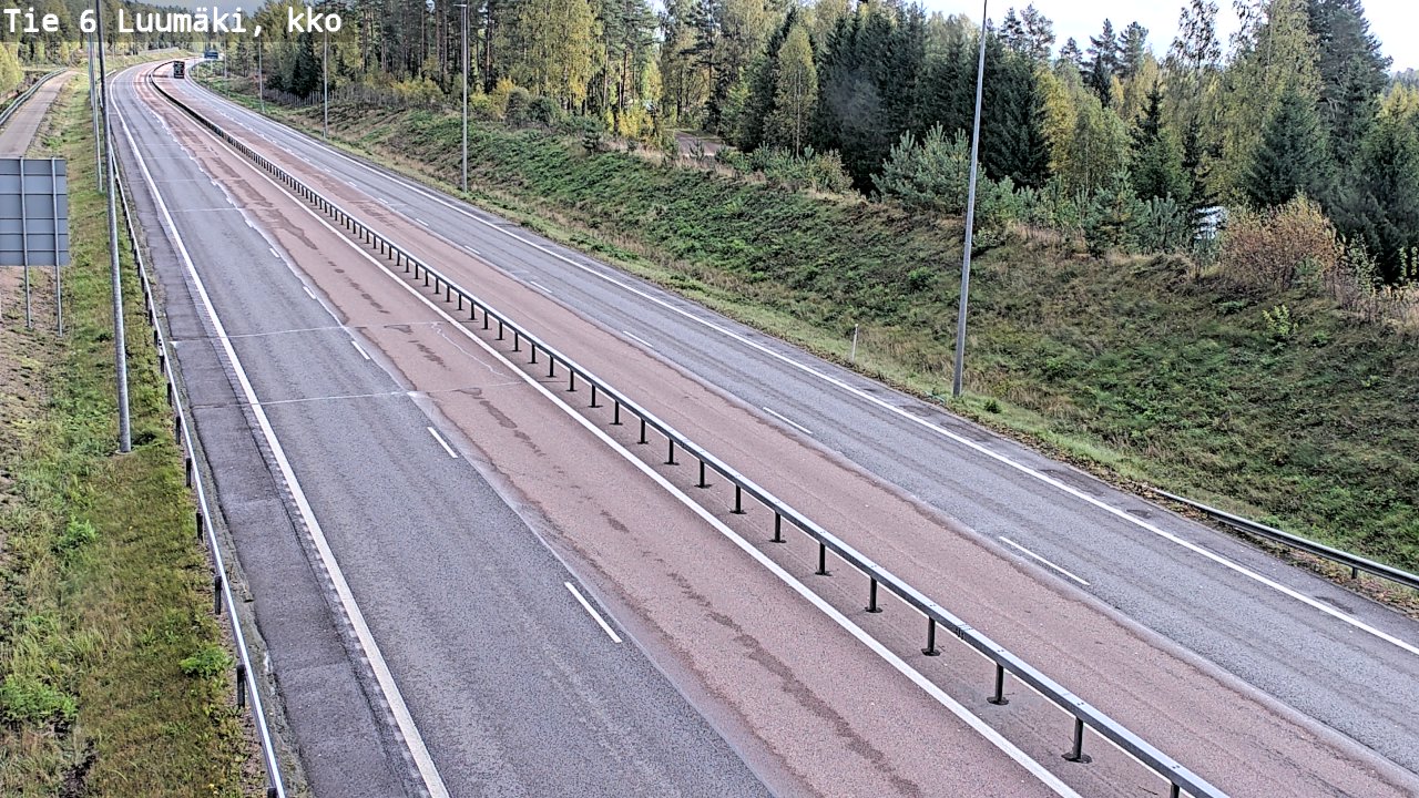 Kelikamerat Kuva Tie 6 Luumäki, kirkko, Luumäki, Etelä-Karjala