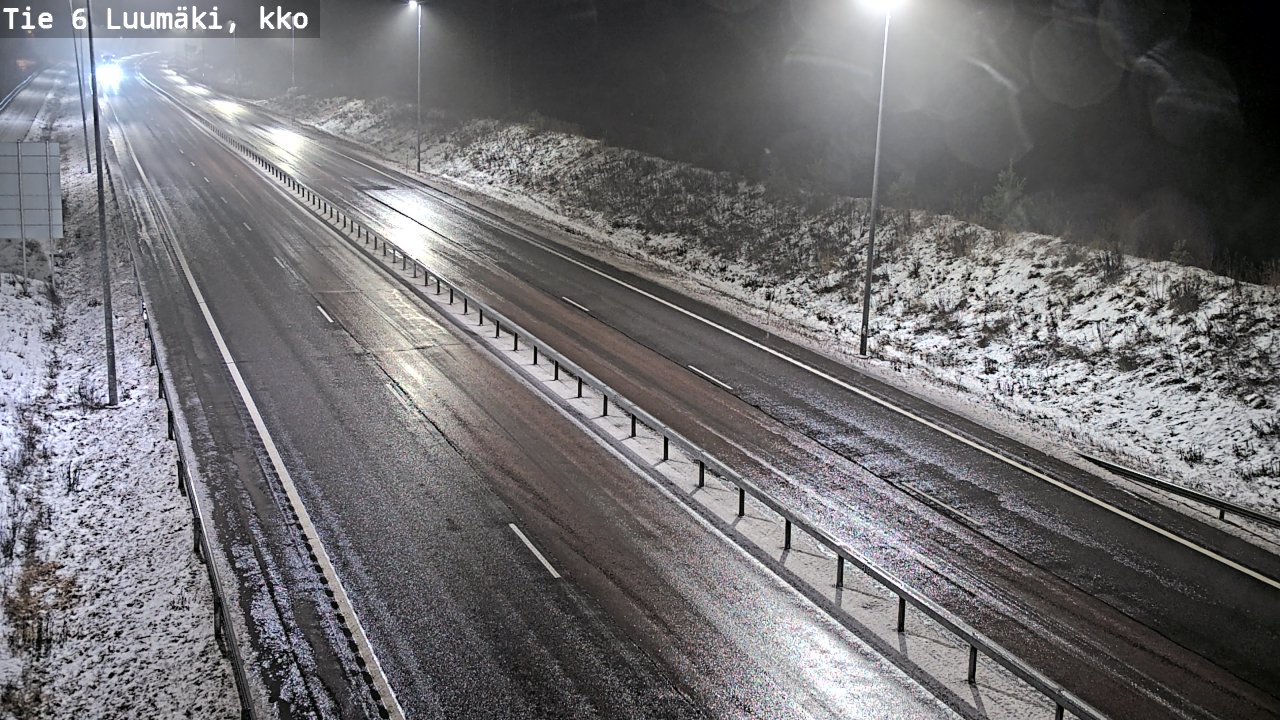 Weather Camera Image Road 6 Luumäki, kirkko, Luumäki, Etelä-Karjala
