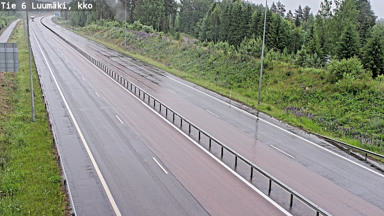 Kelikamerat Kuva Tie 6 Luumäki, kirkko, Luumäki, Etelä-Karjala