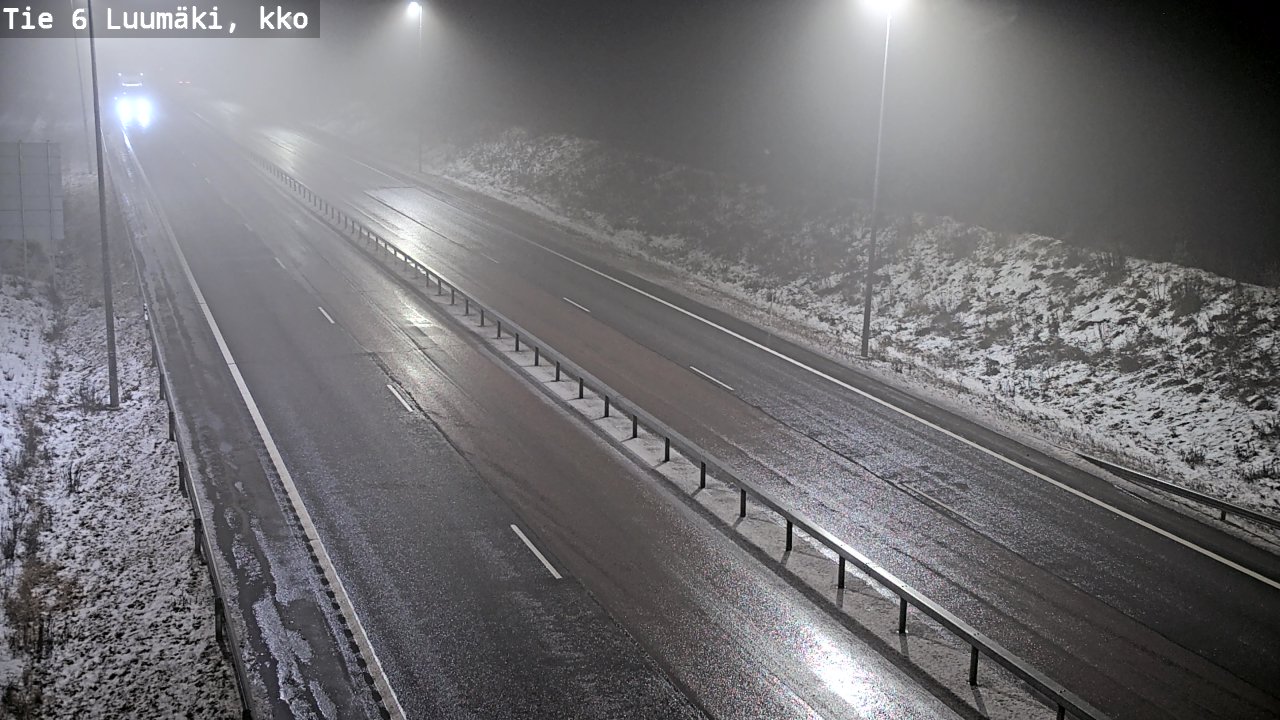 Weather Camera Image Road 6 Luumäki, kirkko, Luumäki, Etelä-Karjala