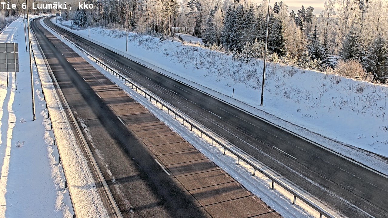 Weather Camera Image Road 6 Luumäki, kirkko, Luumäki, Etelä-Karjala