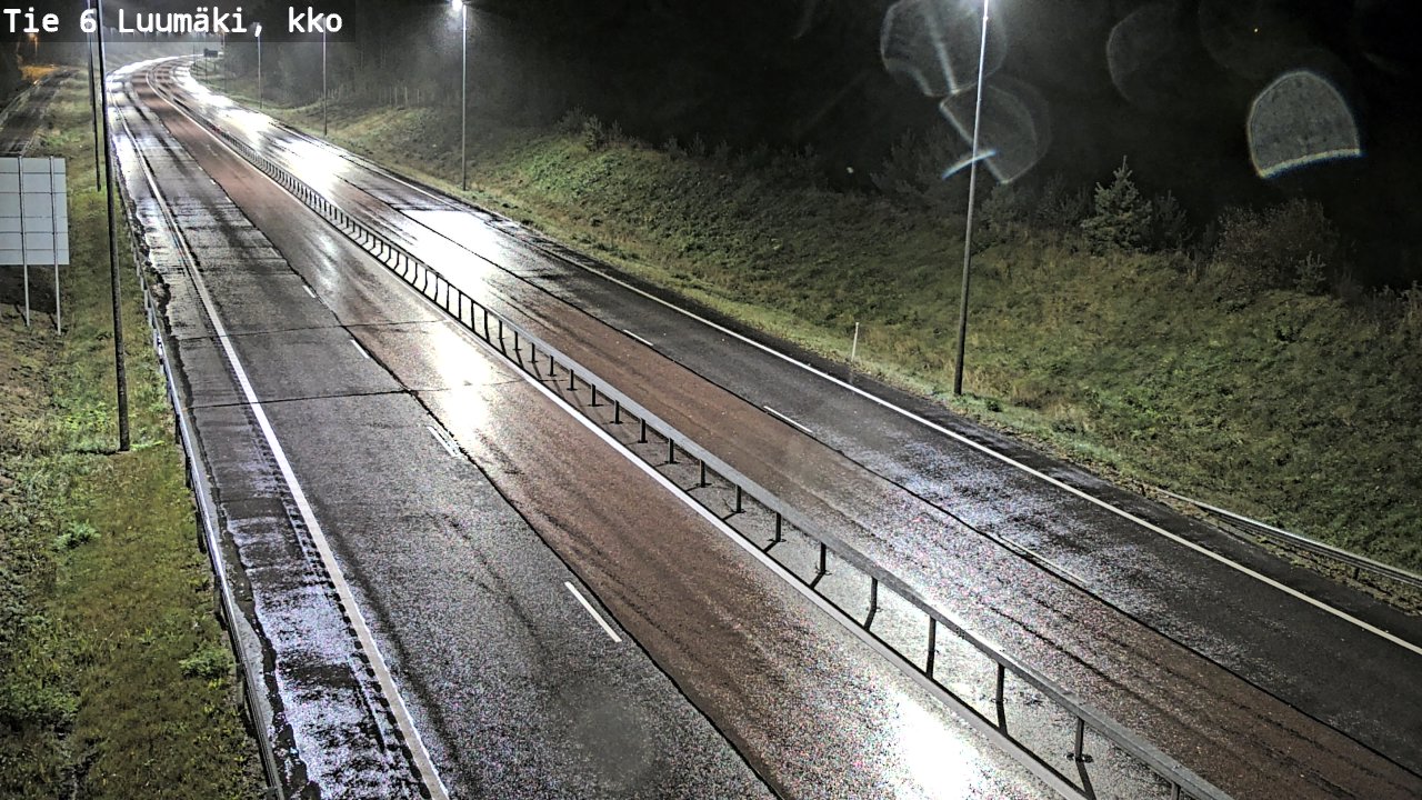 Weather Camera Image Road 6 Luumäki, kirkko, Luumäki, Etelä-Karjala