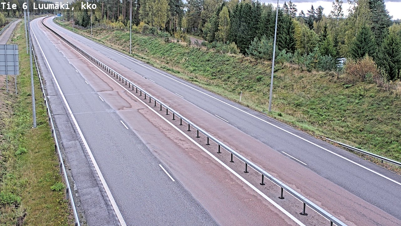 Kelikamerat Kuva Tie 6 Luumäki, kirkko, Luumäki, Etelä-Karjala