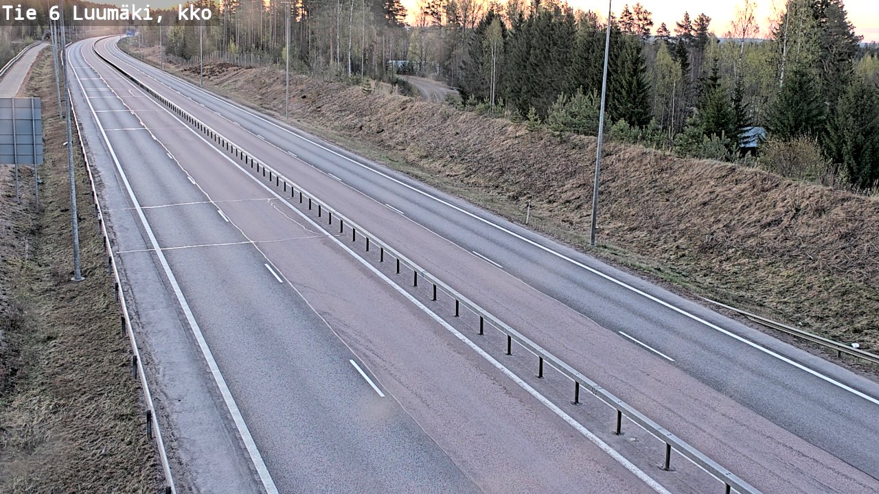 Kelikamerat Kuva Tie 6 Luumäki, kirkko, Luumäki, Etelä-Karjala