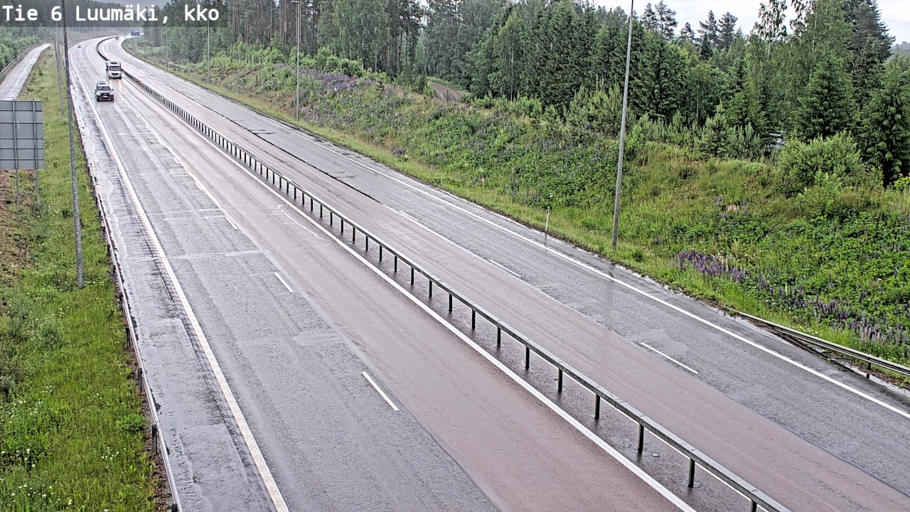 Kelikamerat Kuva Tie 6 Luumäki, kirkko, Luumäki, Etelä-Karjala