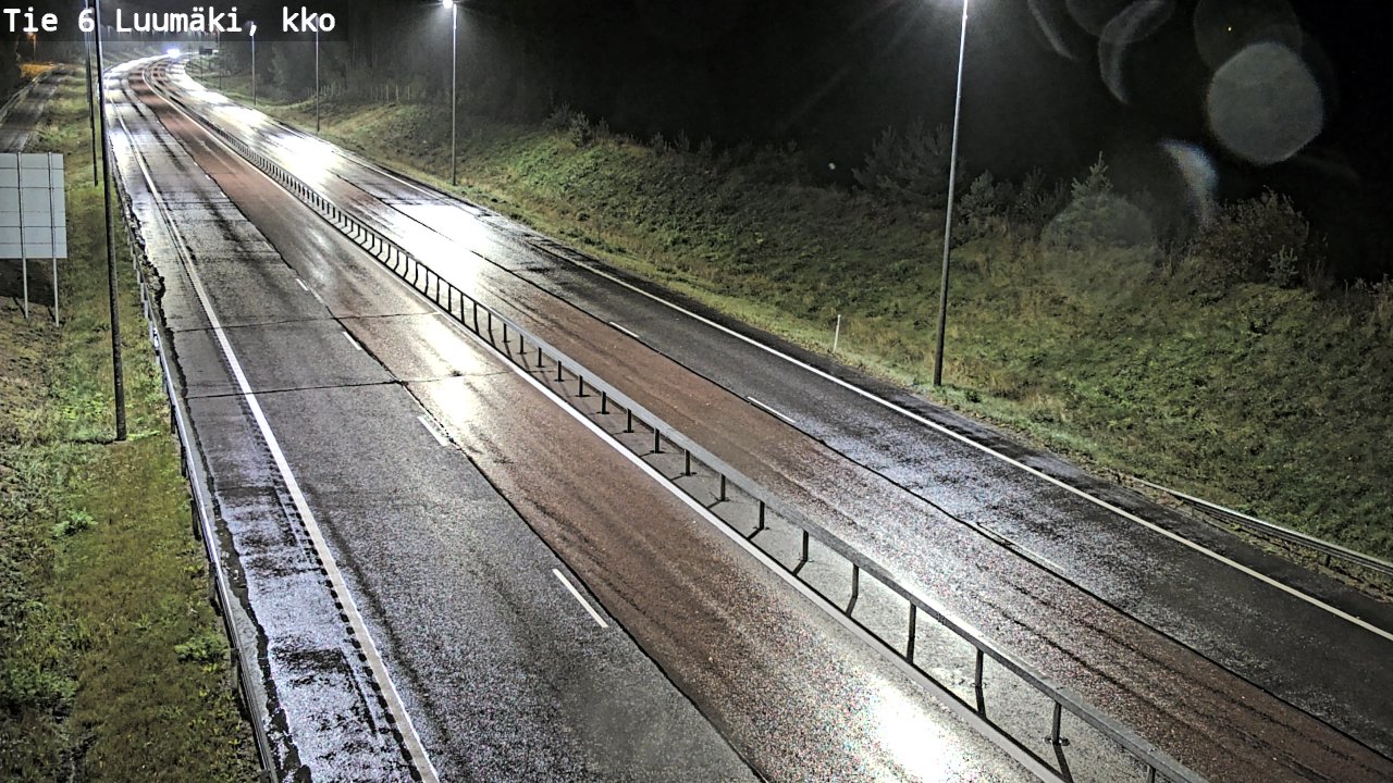 Weather Camera Image Road 6 Luumäki, kirkko, Luumäki, Etelä-Karjala