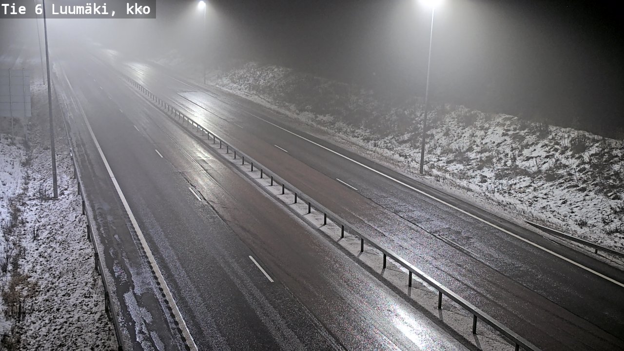 Weather Camera Image Road 6 Luumäki, kirkko, Luumäki, Etelä-Karjala