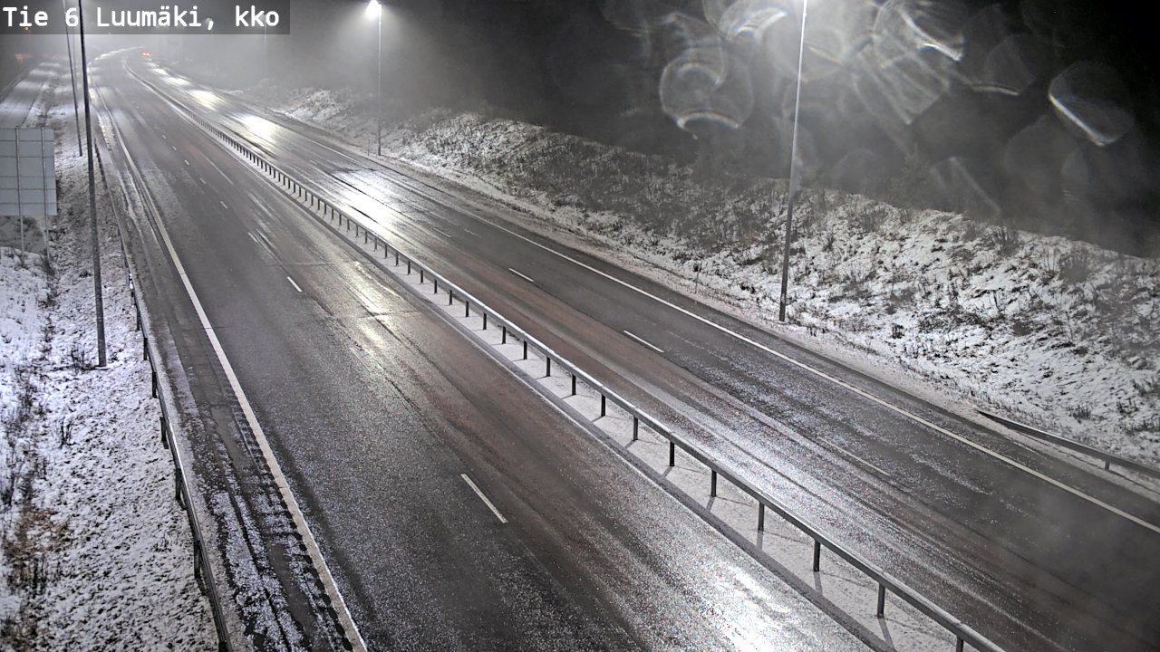 Weather Camera Image Road 6 Luumäki, kirkko, Luumäki, Etelä-Karjala