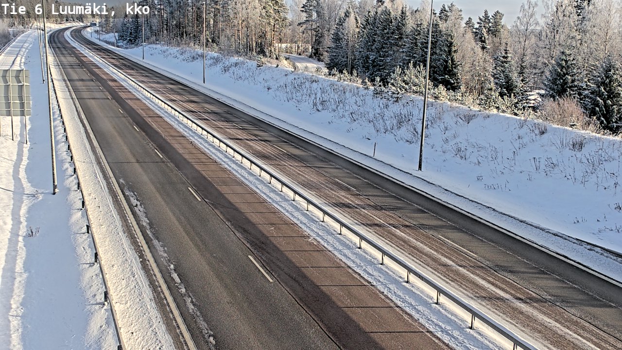 Kelikamerat Kuva Tie 6 Luumäki, kirkko, Luumäki, Etelä-Karjala