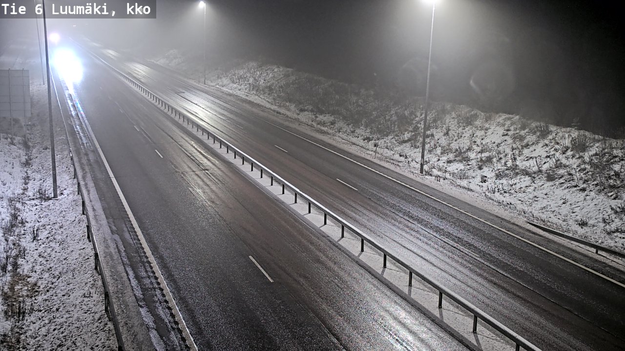 Weather Camera Image Road 6 Luumäki, kirkko, Luumäki, Etelä-Karjala