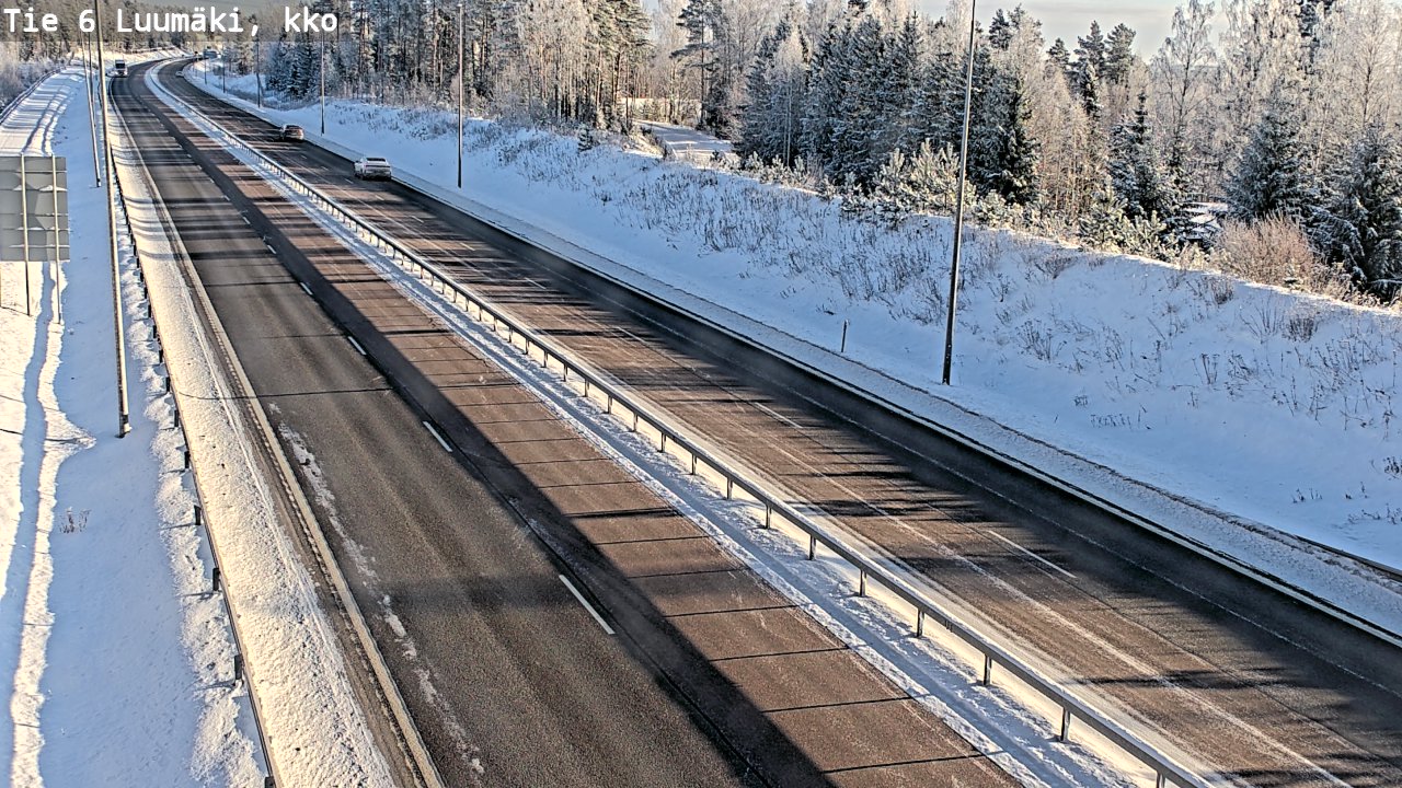 Weather Camera Image Road 6 Luumäki, kirkko, Luumäki, Etelä-Karjala