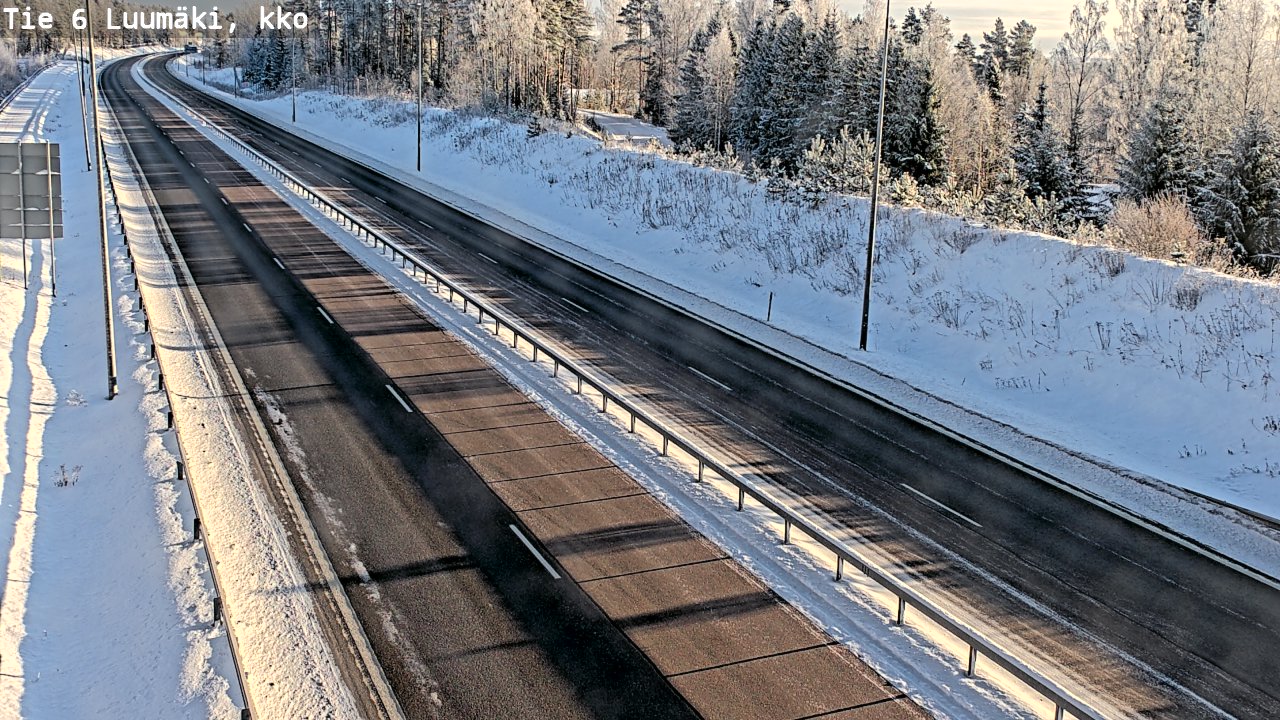 Weather Camera Image Road 6 Luumäki, kirkko, Luumäki, Etelä-Karjala