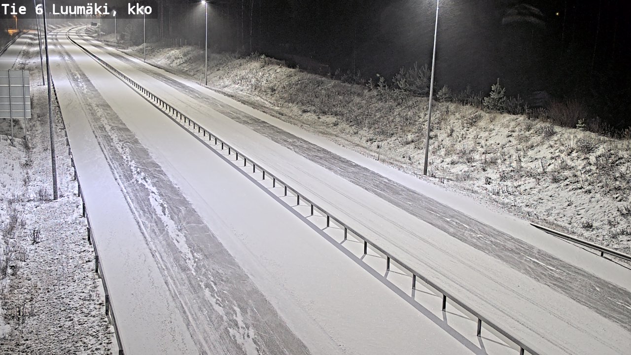 Kelikamerat Kuva Tie 6 Luumäki, kirkko, Luumäki, Etelä-Karjala