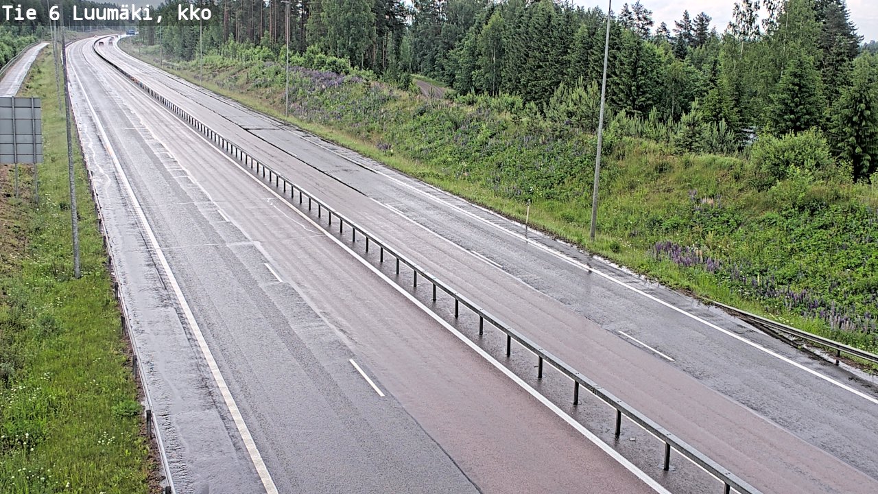 Kelikamerat Kuva Tie 6 Luumäki, kirkko, Luumäki, Etelä-Karjala