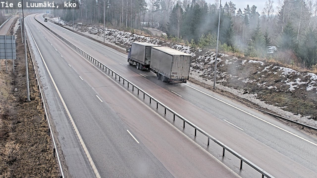 Weather Camera Image Road 6 Luumäki, kirkko, Luumäki, Etelä-Karjala
