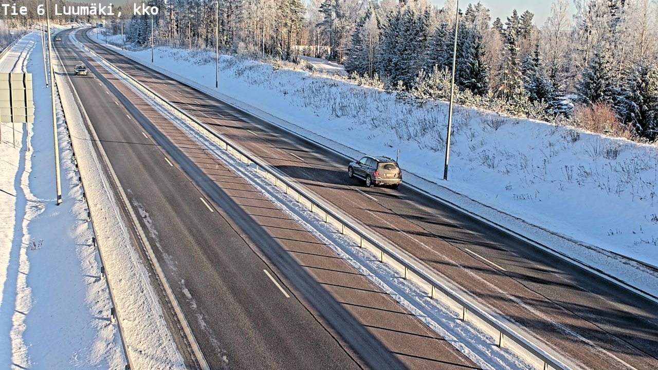 Weather Camera Image Road 6 Luumäki, kirkko, Luumäki, Etelä-Karjala