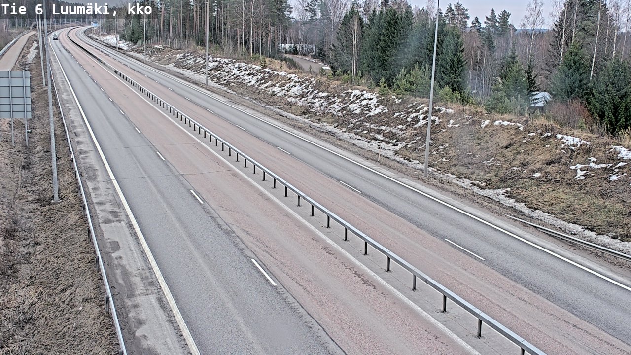 Weather Camera Image Road 6 Luumäki, kirkko, Luumäki, Etelä-Karjala