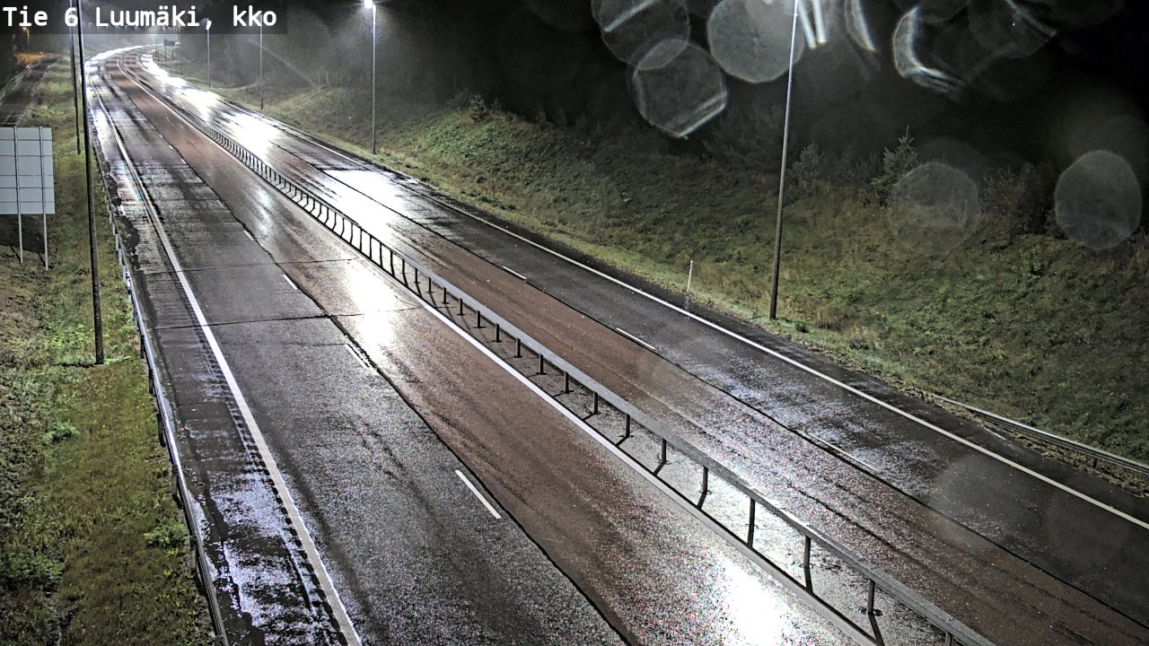 Weather Camera Image Road 6 Luumäki, kirkko, Luumäki, Etelä-Karjala