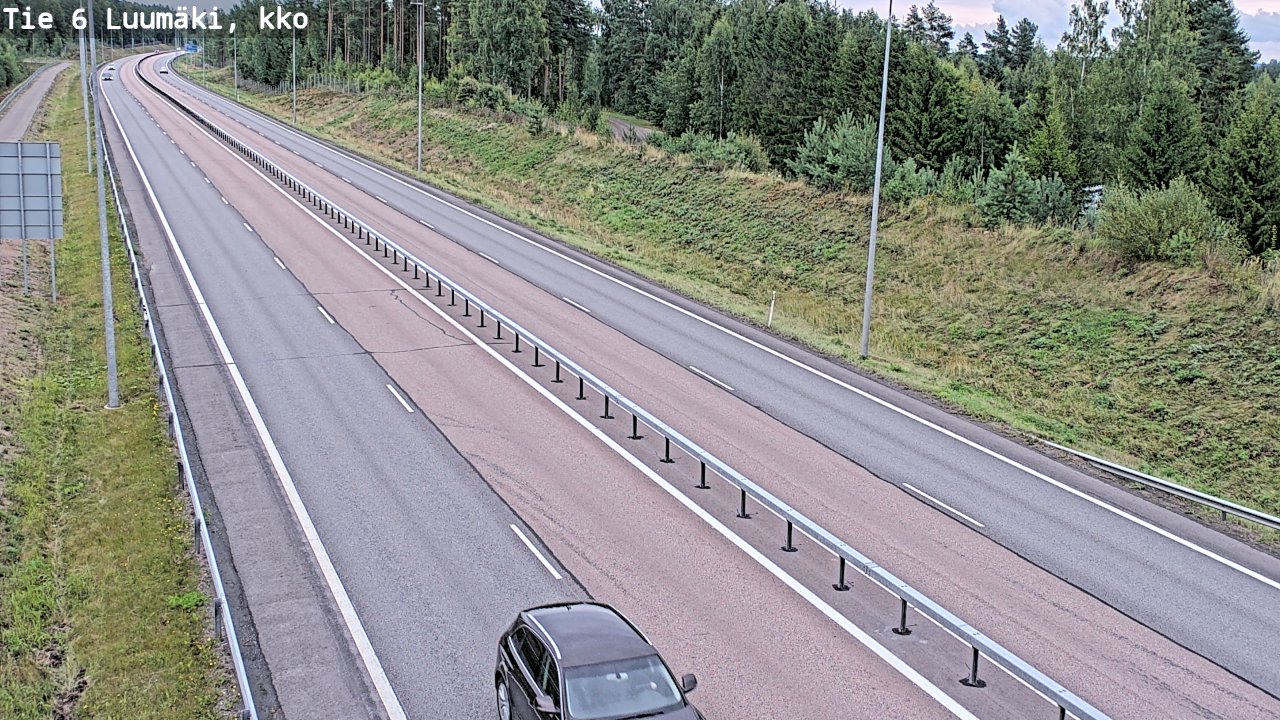 Weather Camera Image Road 6 Luumäki, kirkko, Luumäki, Etelä-Karjala