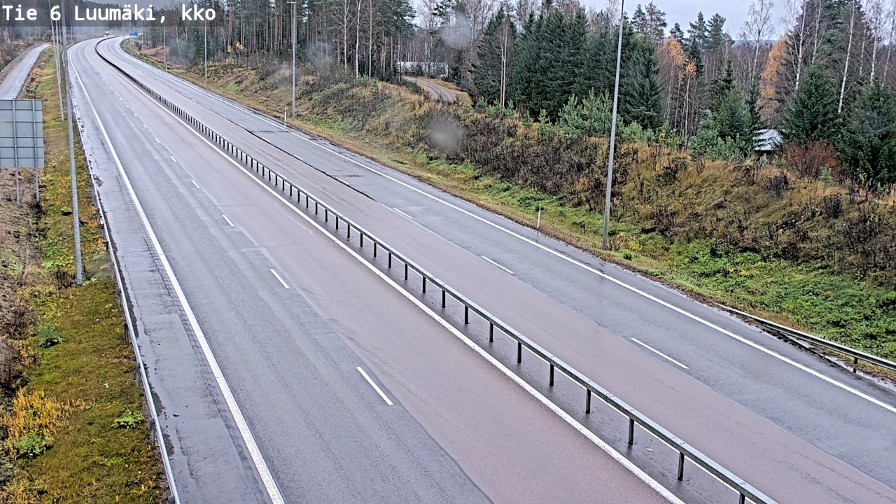 Weather Camera Image Road 6 Luumäki, kirkko, Luumäki, Etelä-Karjala