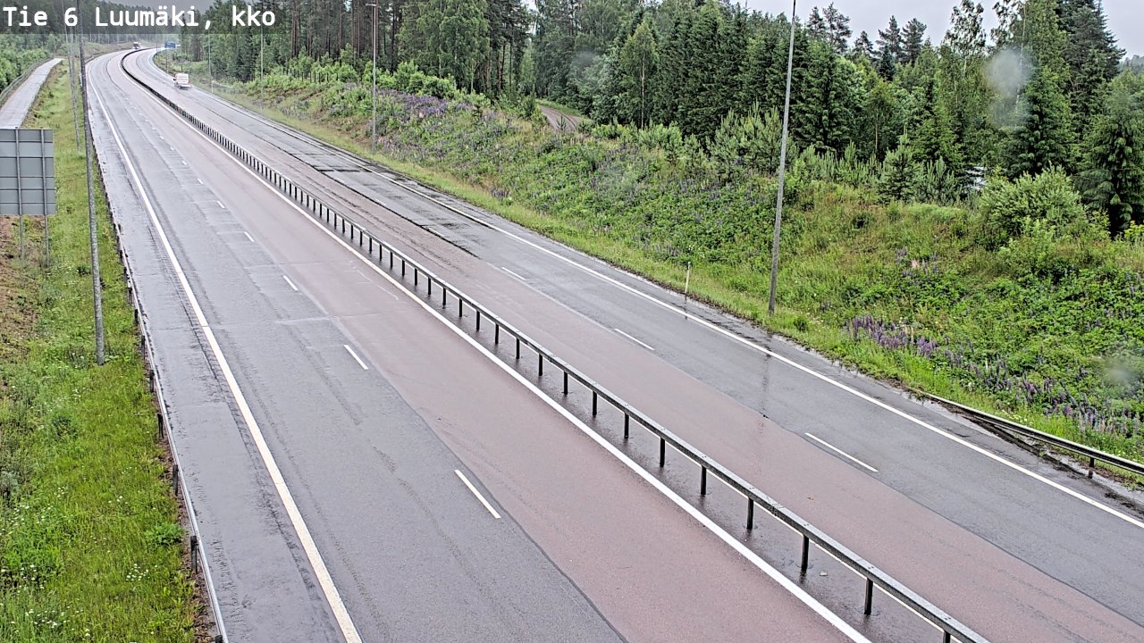 Kelikamerat Kuva Tie 6 Luumäki, kirkko, Luumäki, Etelä-Karjala