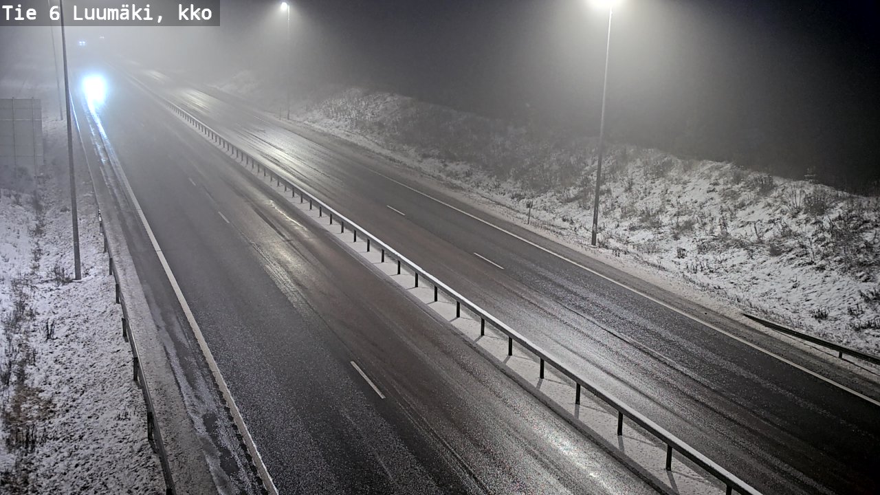 Weather Camera Image Road 6 Luumäki, kirkko, Luumäki, Etelä-Karjala