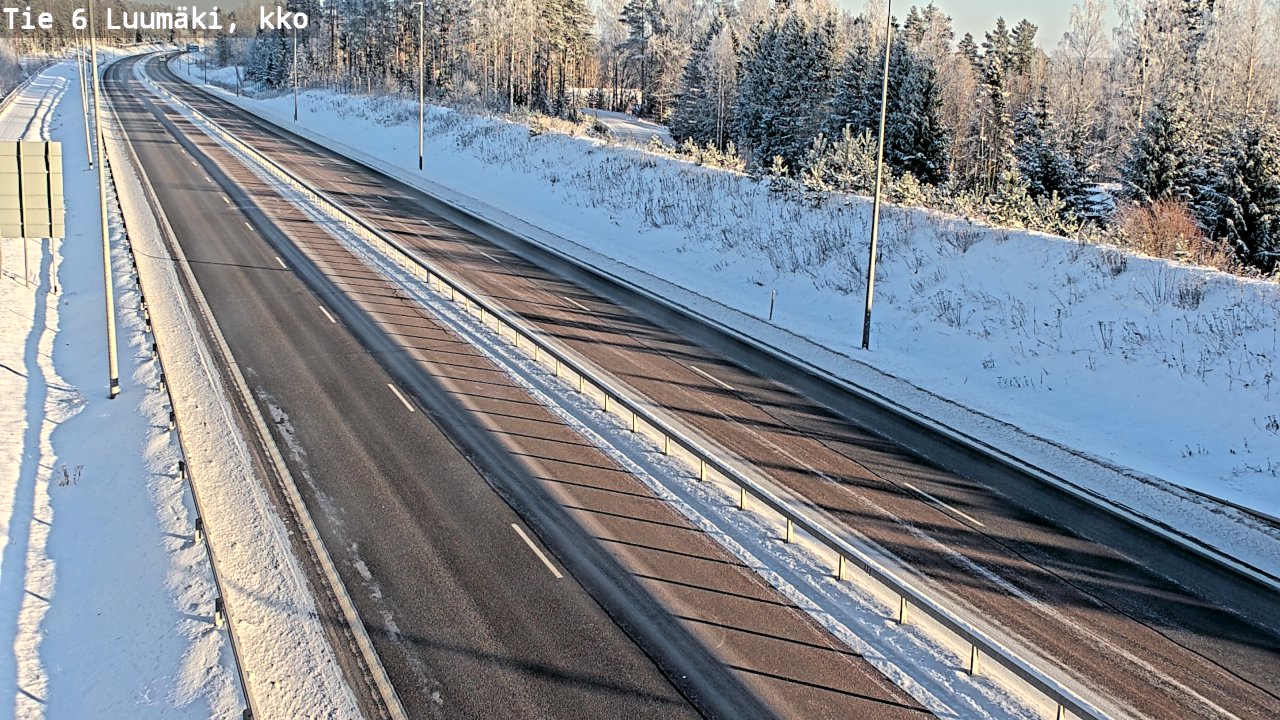 Weather Camera Image Road 6 Luumäki, kirkko, Luumäki, Etelä-Karjala