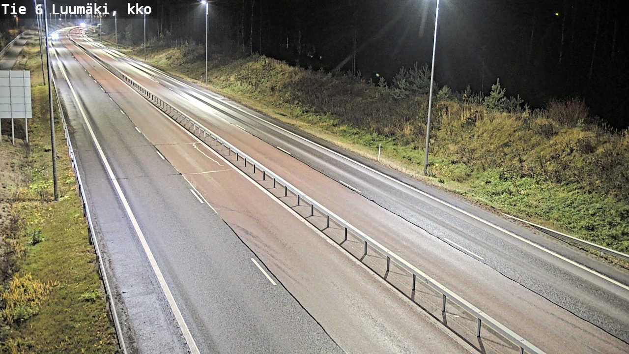 Kelikamerat Kuva Tie 6 Luumäki, kirkko, Luumäki, Etelä-Karjala