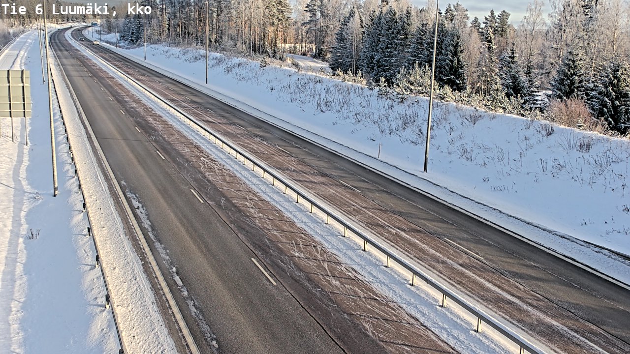 Kelikamerat Kuva Tie 6 Luumäki, kirkko, Luumäki, Etelä-Karjala