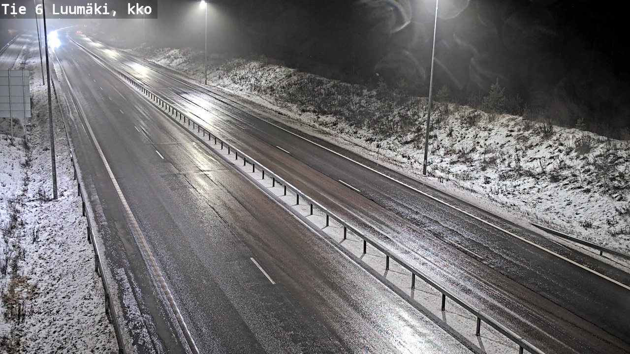 Weather Camera Image Road 6 Luumäki, kirkko, Luumäki, Etelä-Karjala