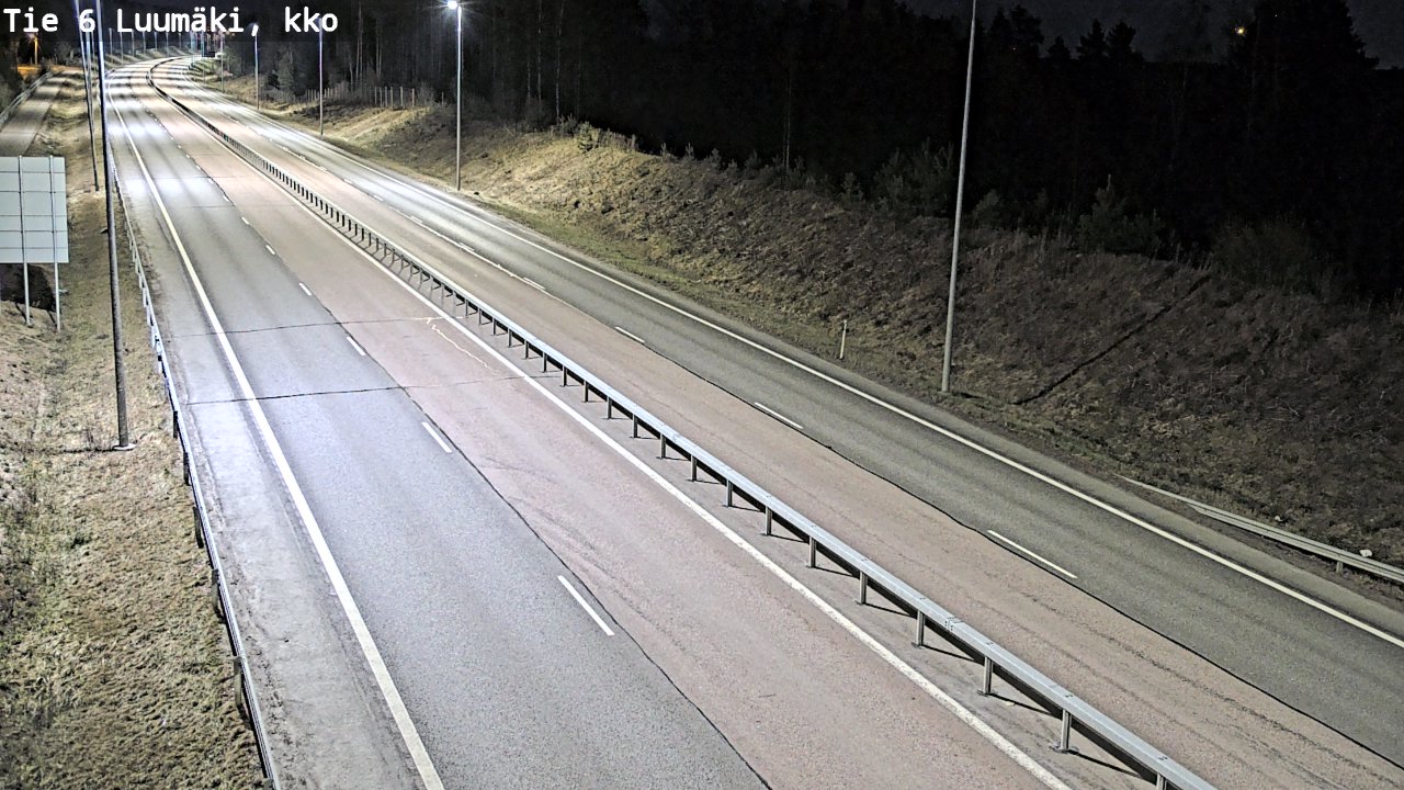 Weather Camera Image Road 6 Luumäki, kirkko, Luumäki, Etelä-Karjala