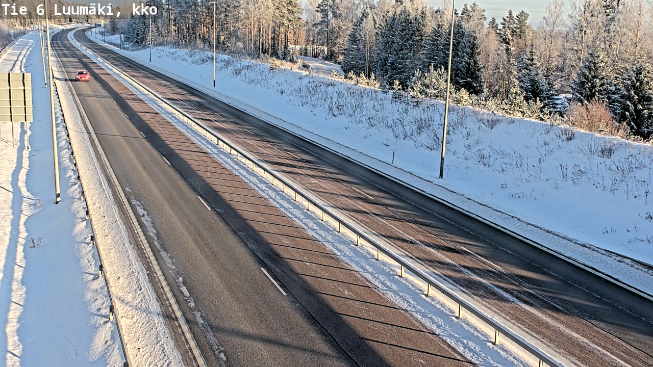 Kelikamerat Kuva Tie 6 Luumäki, kirkko, Luumäki, Etelä-Karjala