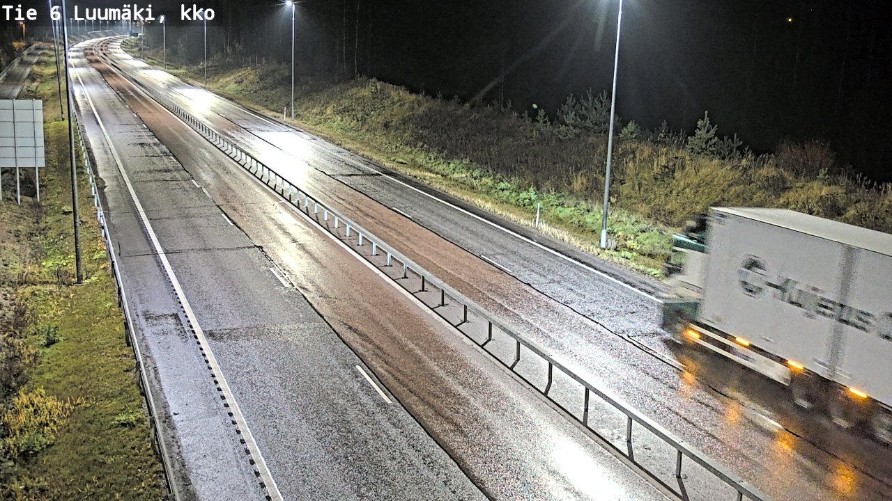 Weather Camera Image Road 6 Luumäki, kirkko, Luumäki, Etelä-Karjala