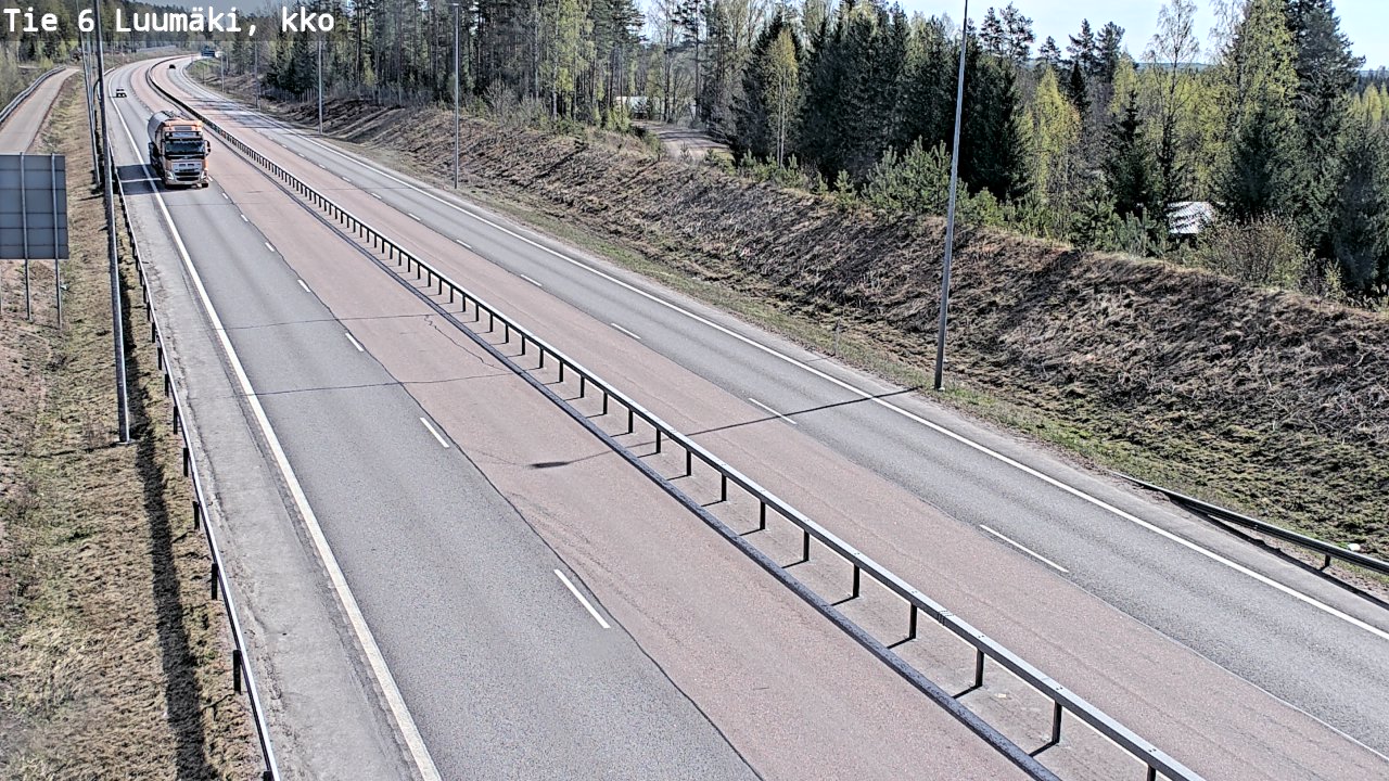 Weather Camera Image Road 6 Luumäki, kirkko, Luumäki, Etelä-Karjala