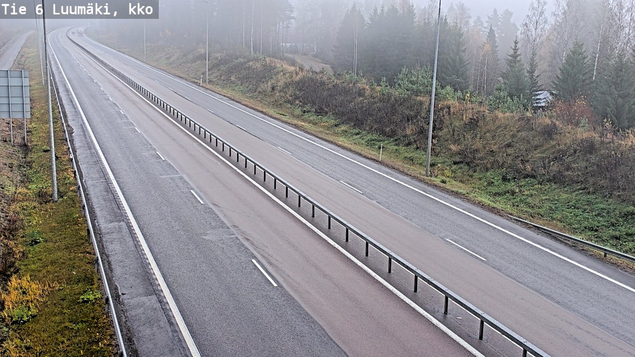 Kelikamerat Kuva Tie 6 Luumäki, kirkko, Luumäki, Etelä-Karjala