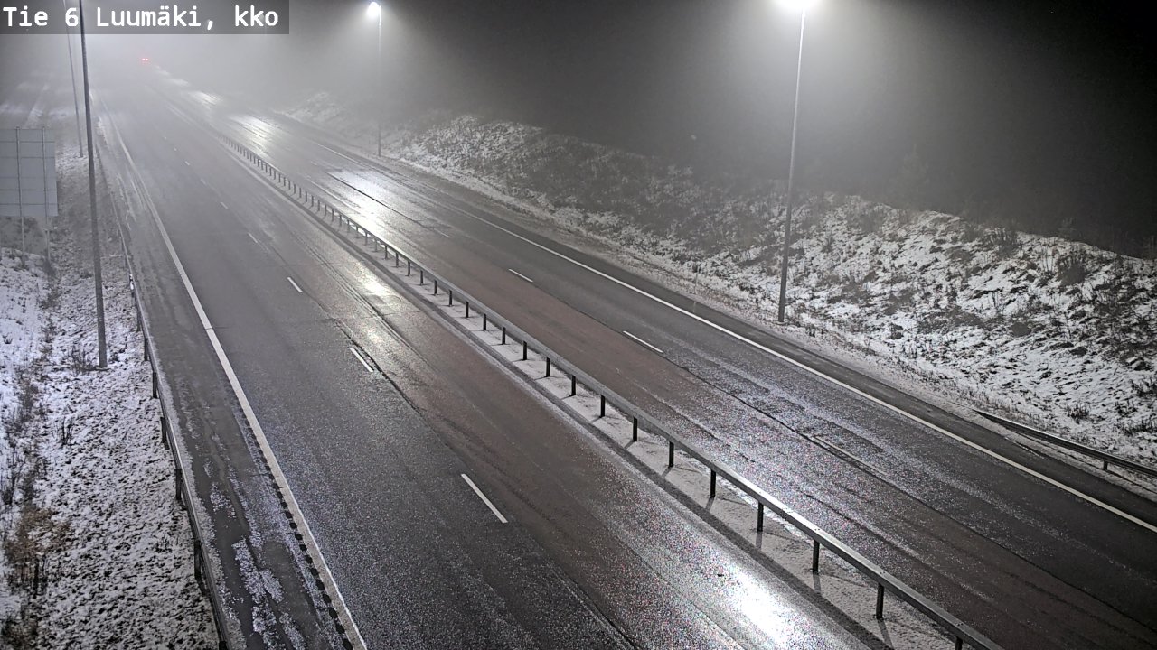 Weather Camera Image Road 6 Luumäki, kirkko, Luumäki, Etelä-Karjala