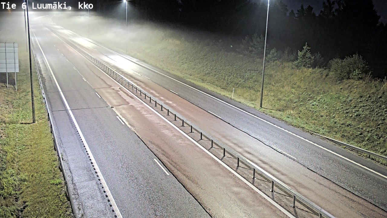 Kelikamerat Kuva Tie 6 Luumäki, kirkko, Luumäki, Etelä-Karjala