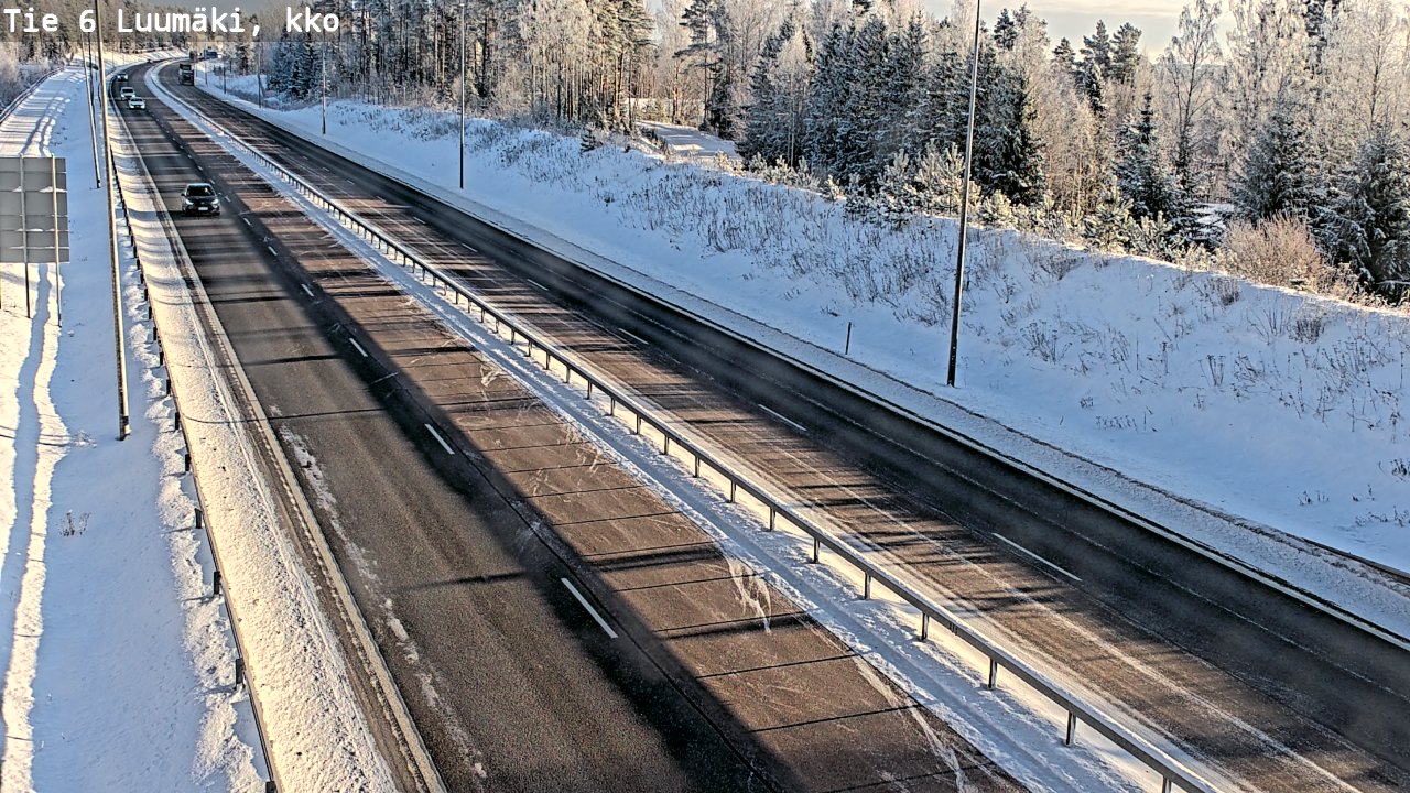 Weather Camera Image Road 6 Luumäki, kirkko, Luumäki, Etelä-Karjala