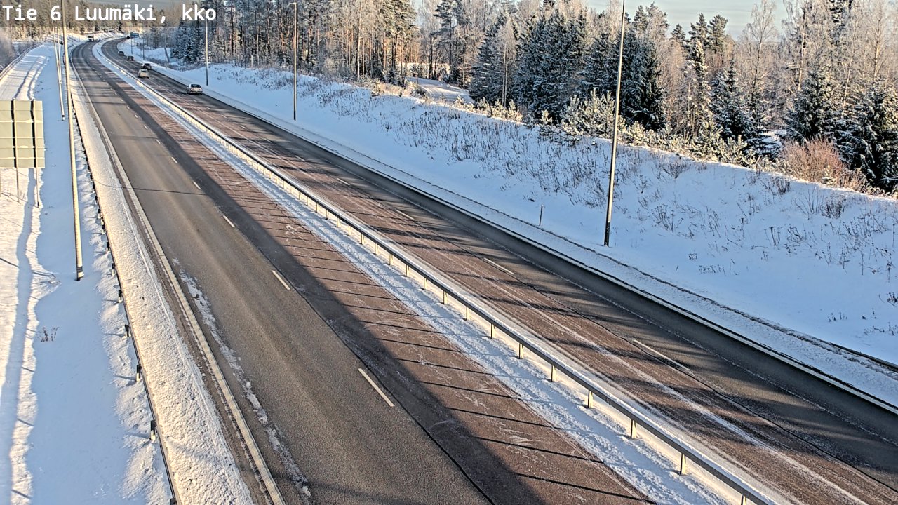 Kelikamerat Kuva Tie 6 Luumäki, kirkko, Luumäki, Etelä-Karjala