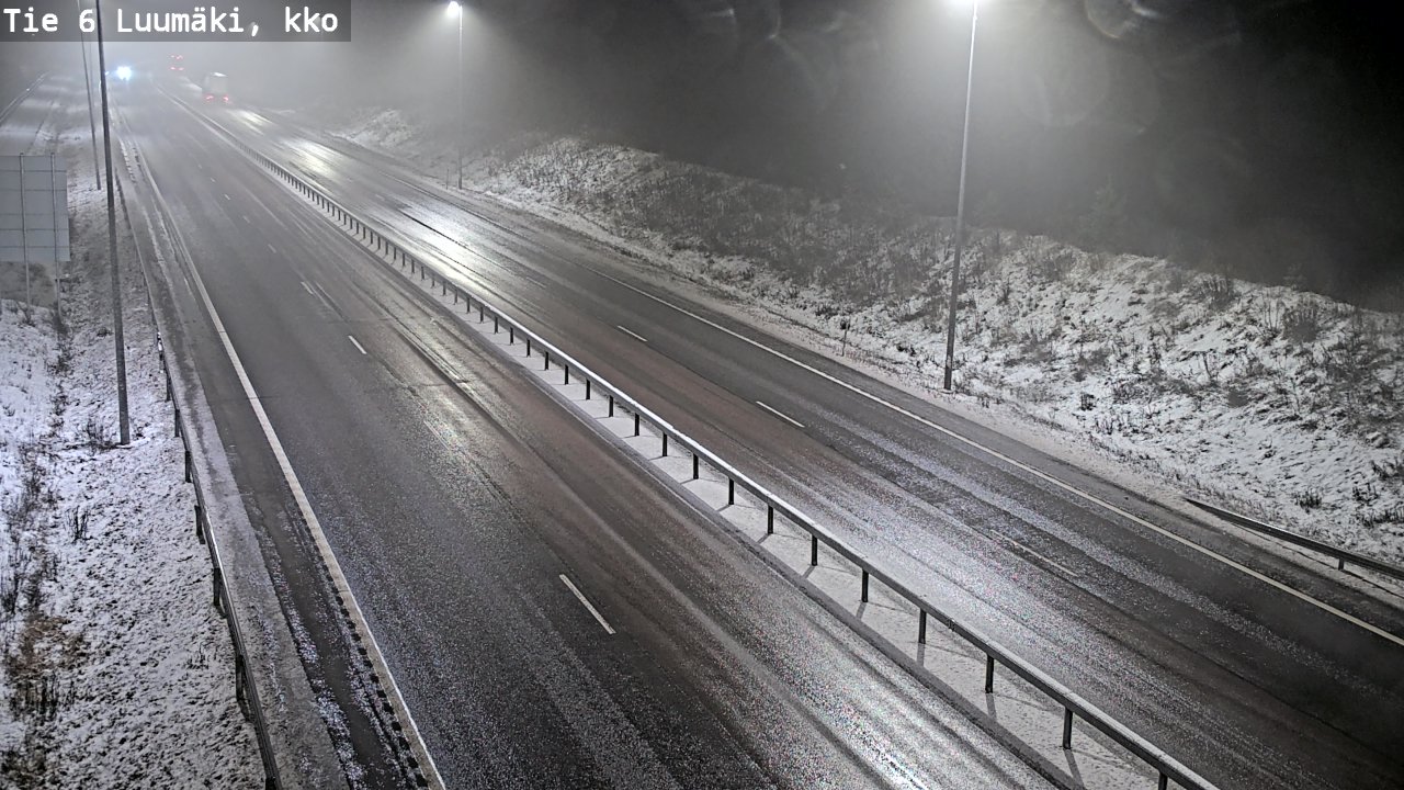 Weather Camera Image Road 6 Luumäki, kirkko, Luumäki, Etelä-Karjala