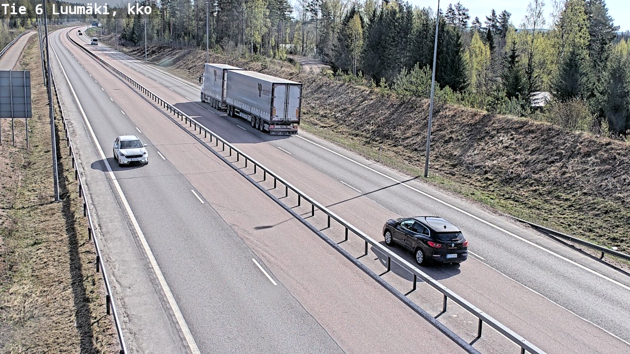 Weather Camera Image Road 6 Luumäki, kirkko, Luumäki, Etelä-Karjala