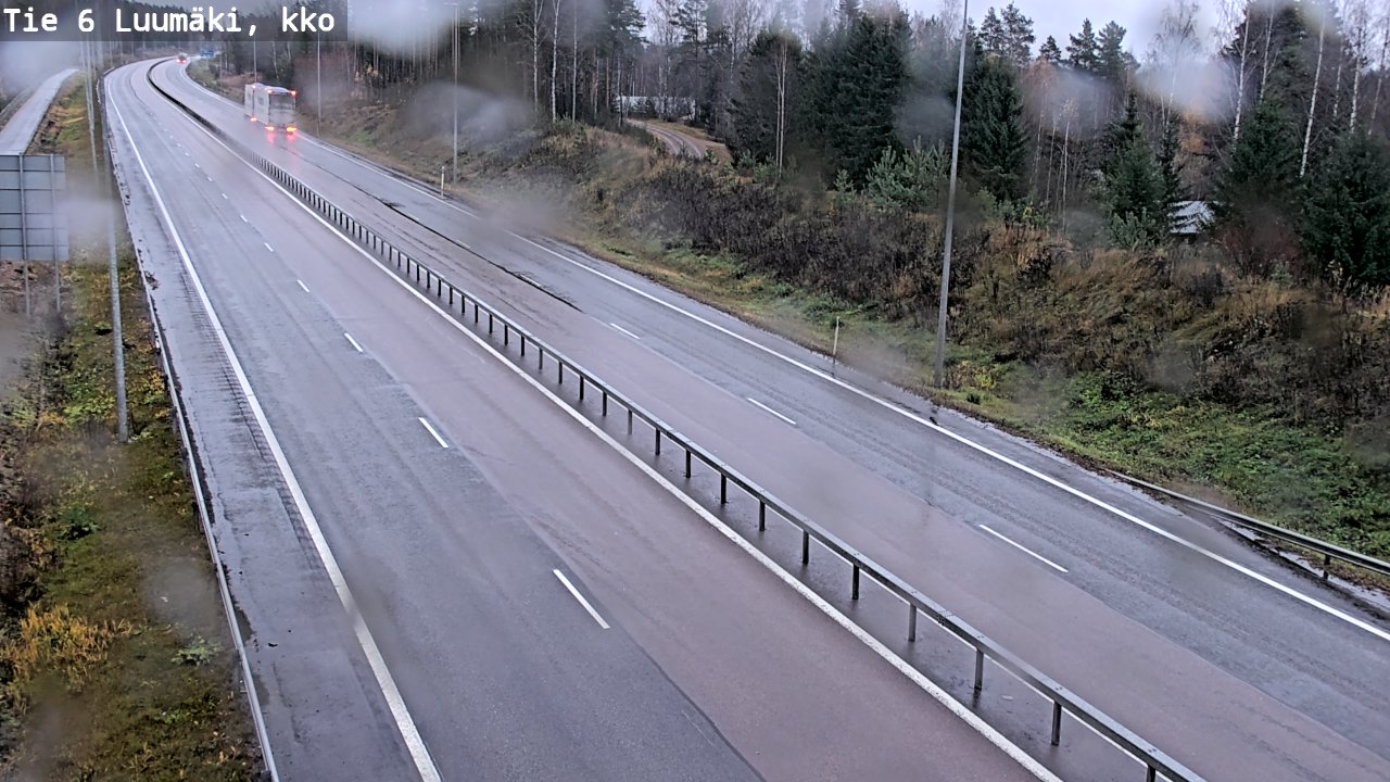 Weather Camera Image Road 6 Luumäki, kirkko, Luumäki, Etelä-Karjala